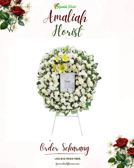 Krans Bunga Duka Prabumulih Utara